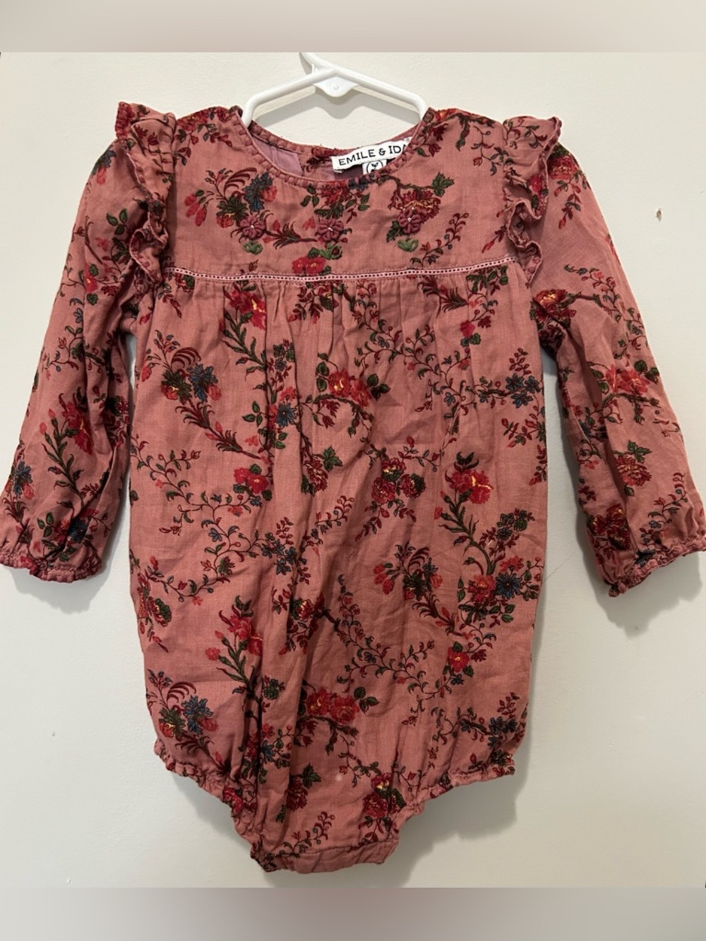 Emile & Ida Rose Orchid Romper